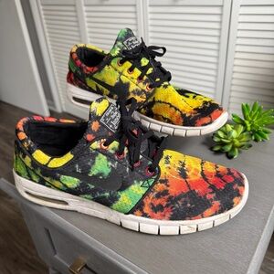 Nike SB Stefan Janoski Max Premium "Tour Yellow" Rasta tie dye